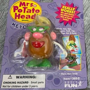 Vintage Mrs. Potato Head Key Chain